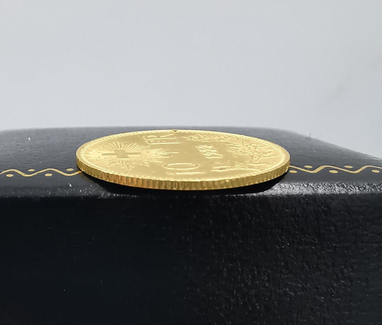 A 1922 Swiss 10 Franc gold coin, diameter 1.9cm Weight 3.21g. - Image 3 of 3