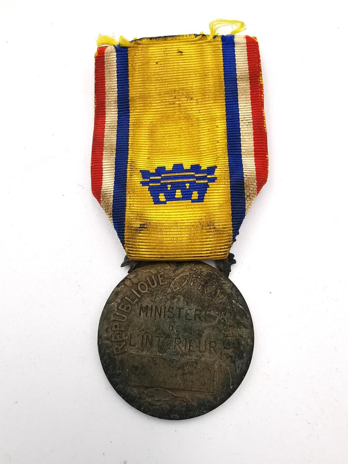 Three French medals and one coin, an Octroi medal of Merit, Bronze, a French St Helena campaign - Image 5 of 8