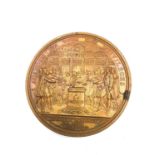 A 1789 French National Assembly 64mm bronze medal. Obv: Bust of Louis XVI facing right, 'LOUIS XVI