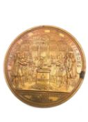 A 1789 French National Assembly 64mm bronze medal. Obv: Bust of Louis XVI facing right, 'LOUIS XVI