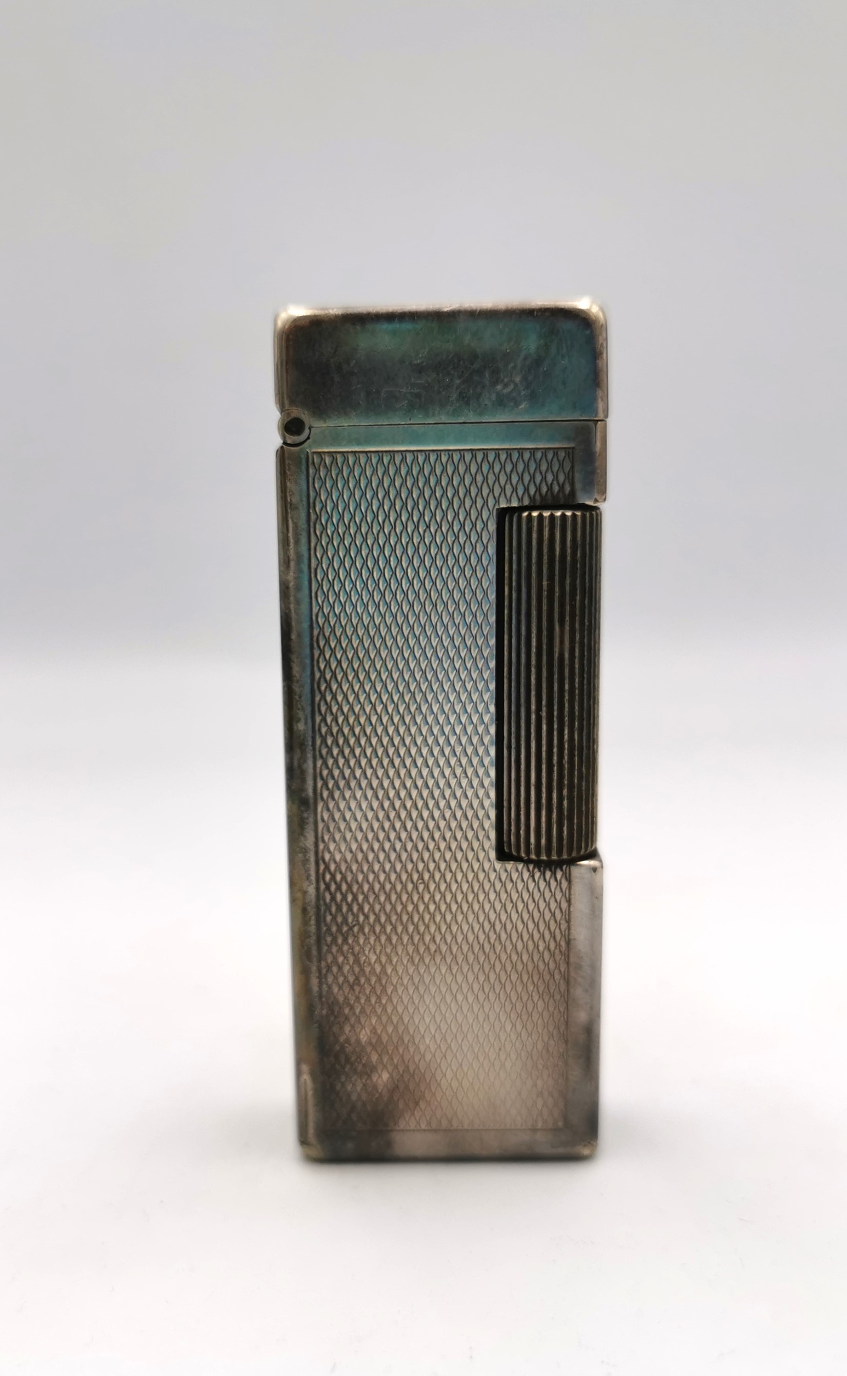 A cased silver Dunhill lighter, marked Made in Switzerland, Dunhill, London with patent LIC USA - Image 4 of 11