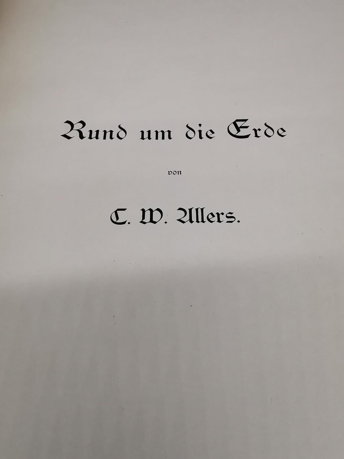 A German book showing drawings of natives of the far east Asia titled 'Rund um die Erde' (1898) by - Image 4 of 20