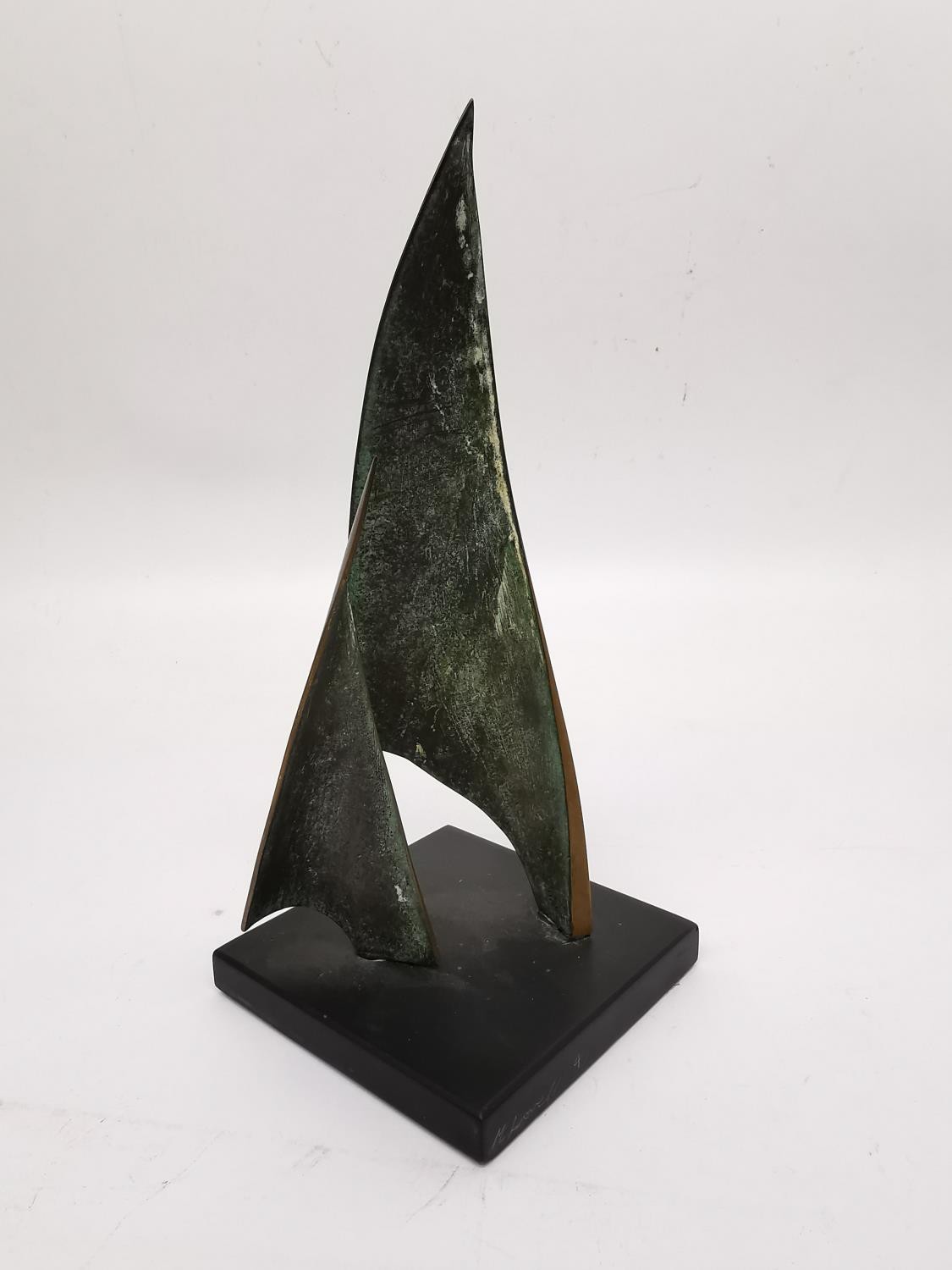 Margaret Lovell D.LITT D.F.A. F.R.B.S. R.W.A, British, (1939-), bronze sculpture on slate base, ' - Image 4 of 6