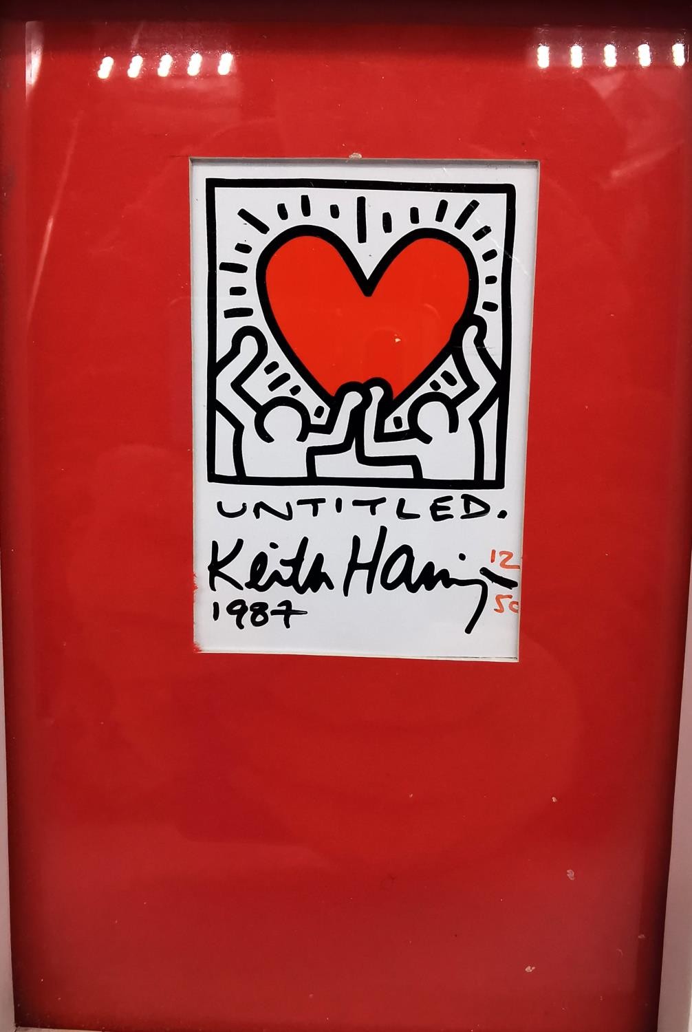 After Keith Haring, American, (1958 - 1990), limited edition Giglee print, 'Untitled', edition 12/