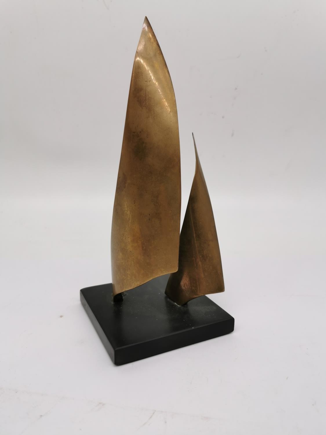 Margaret Lovell D.LITT D.F.A. F.R.B.S. R.W.A, British, (1939-), bronze sculpture on slate base, '