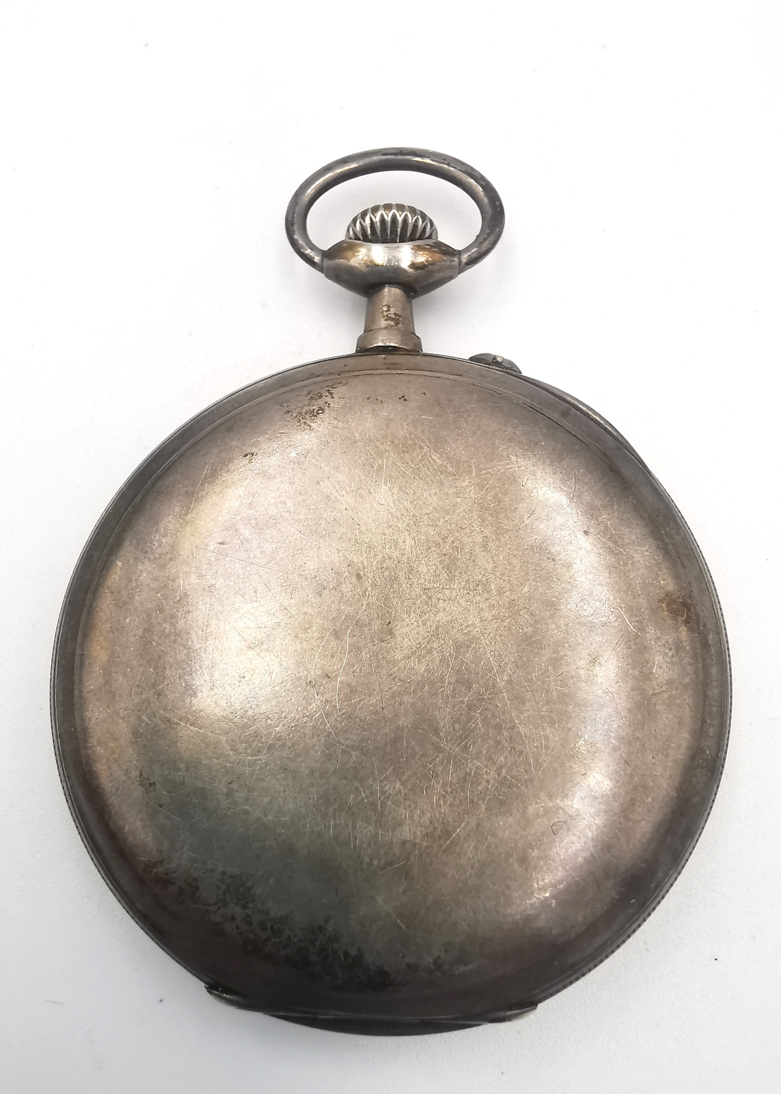 An early 20th century Russian silver pocket watch with gilded face and an early 20th century - Image 7 of 10