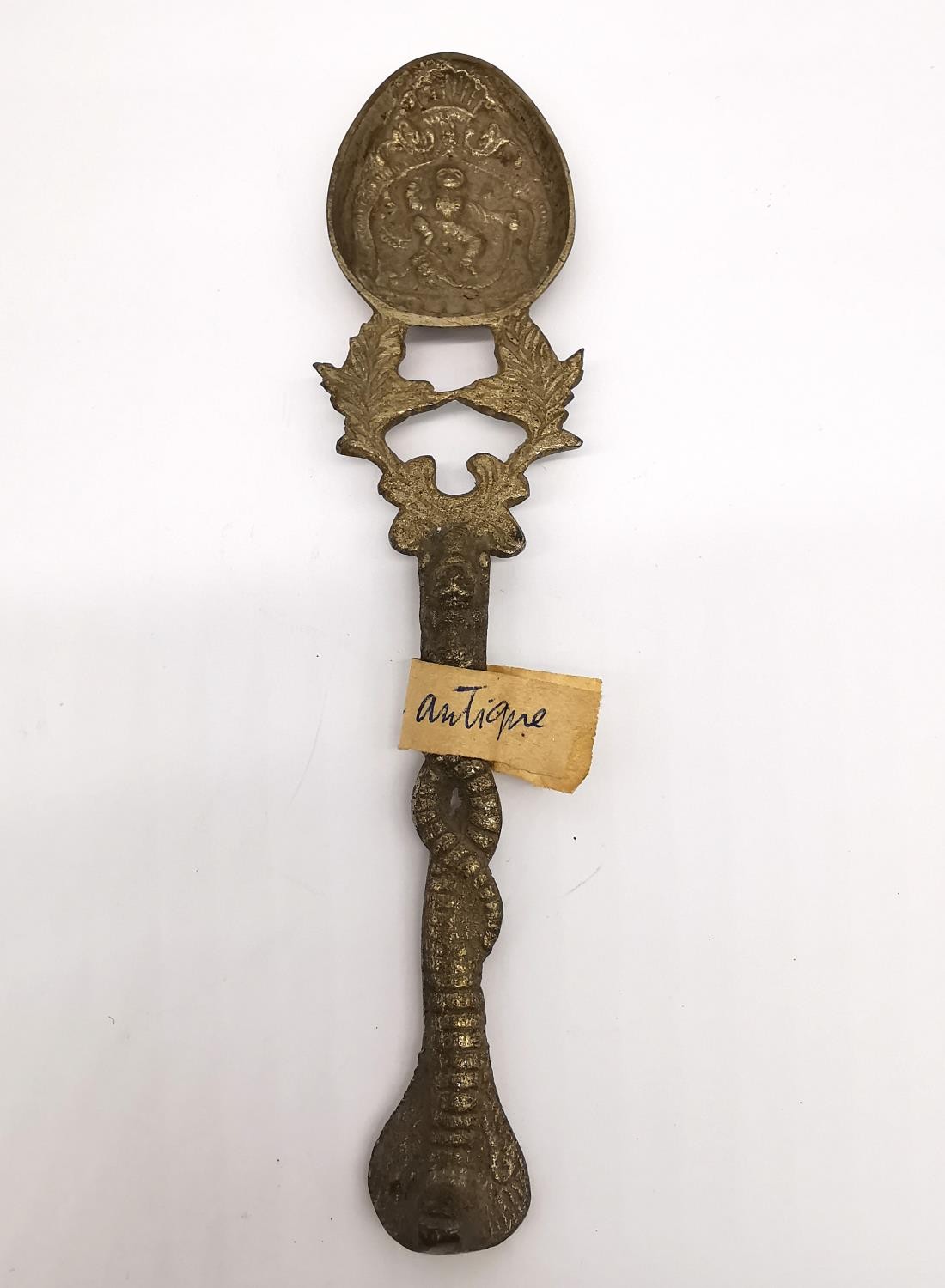 A miscellaneous collection of items to include an Indian brass spoon with cobra finial, an Art - Image 7 of 9