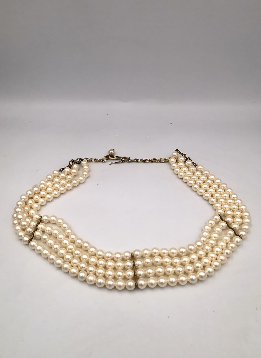A large collection of miscellaneous costume jewellery, including a boxed Lotus pearl choker with - Image 3 of 9