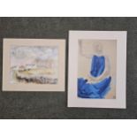 Two unframed, signed prints. H.60 W.80cm.