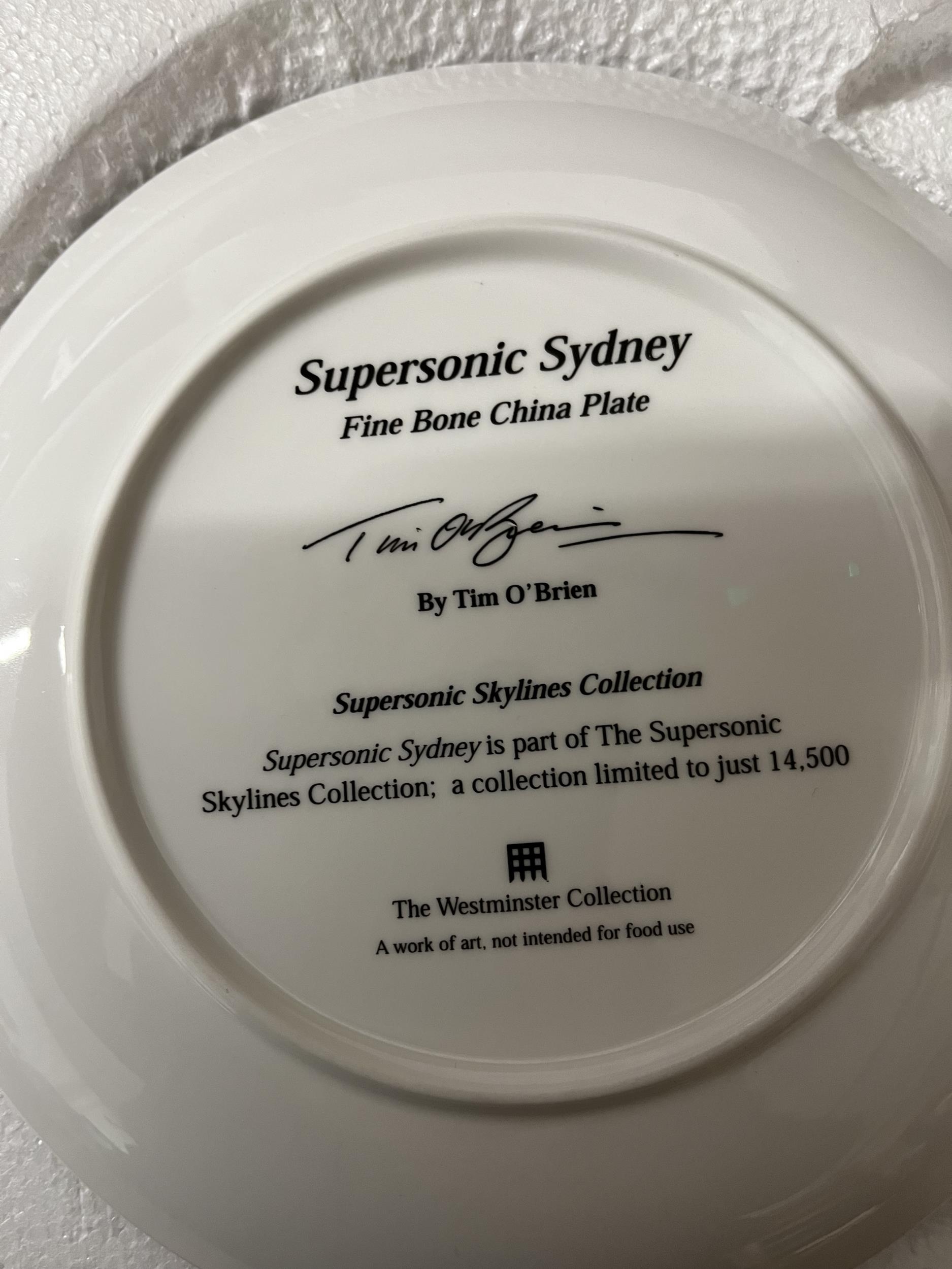 A set of four boxed commemorative Concorde plates by Tim O'Brien. Dia.20cm. - Image 7 of 9