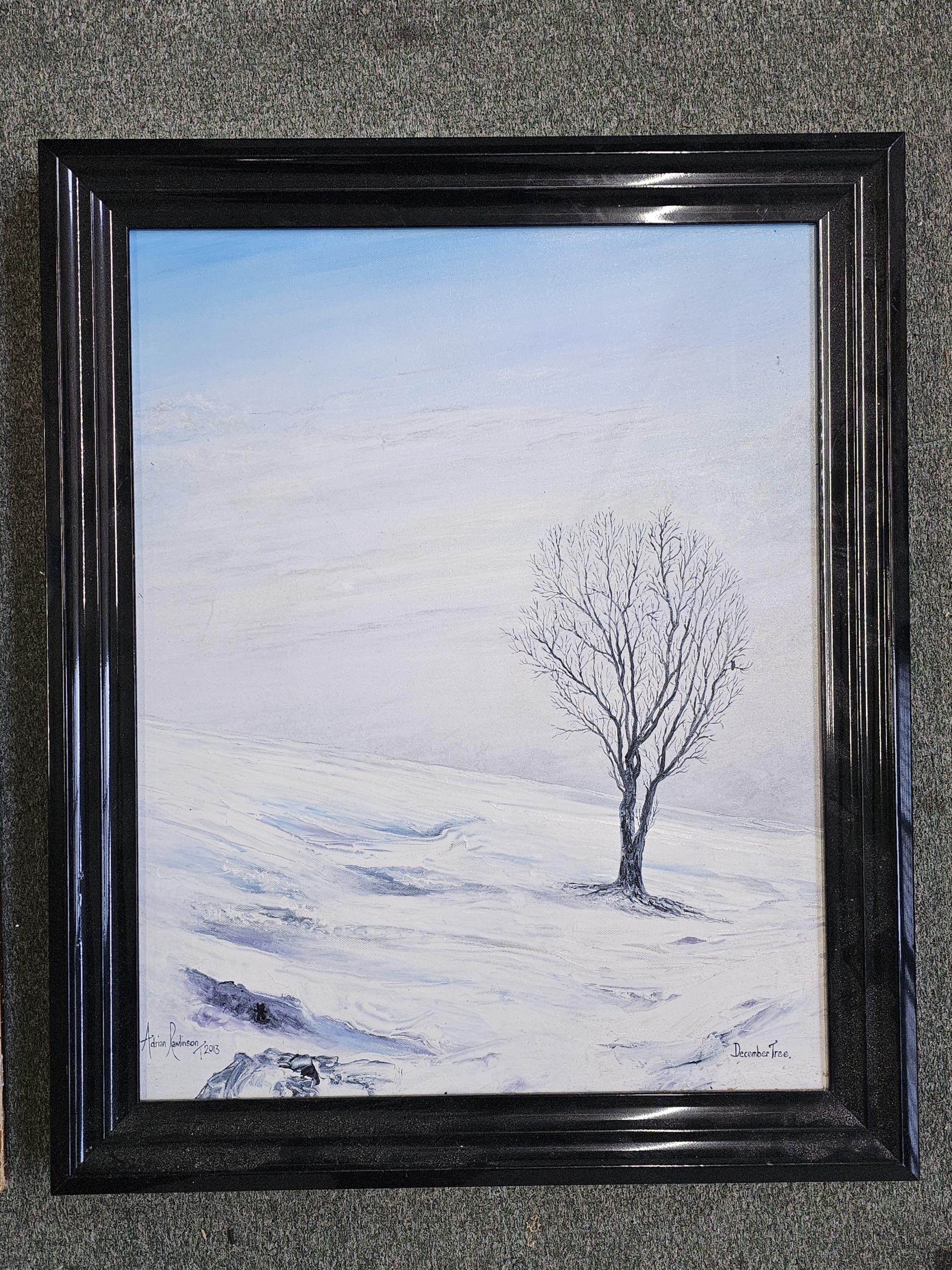 A framed oil on canvas, titled and signed. H.50 W.49cm. - Image 2 of 4