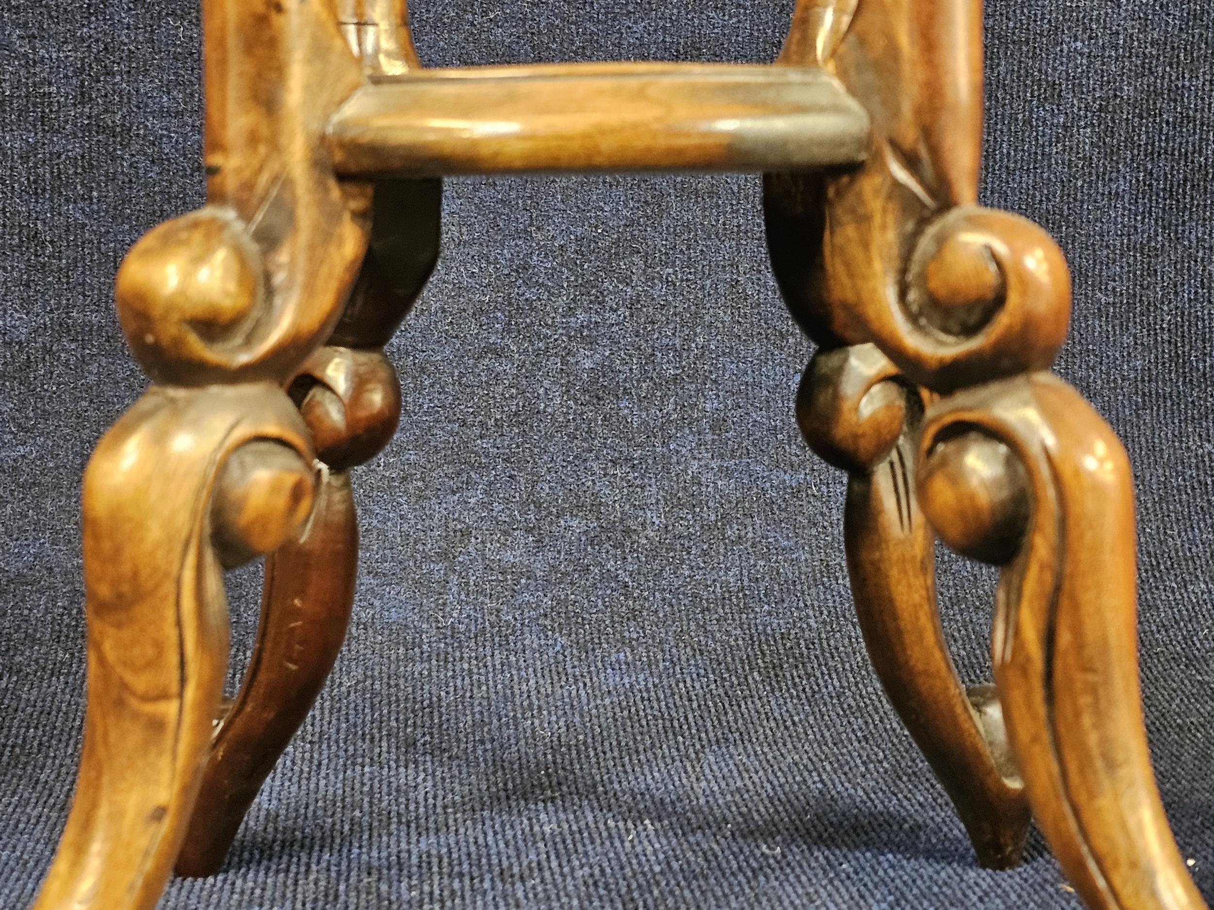 Three Eastern hardwood torcheres in the 19th century style. H.106 W.30 D.30cm. - Image 3 of 5