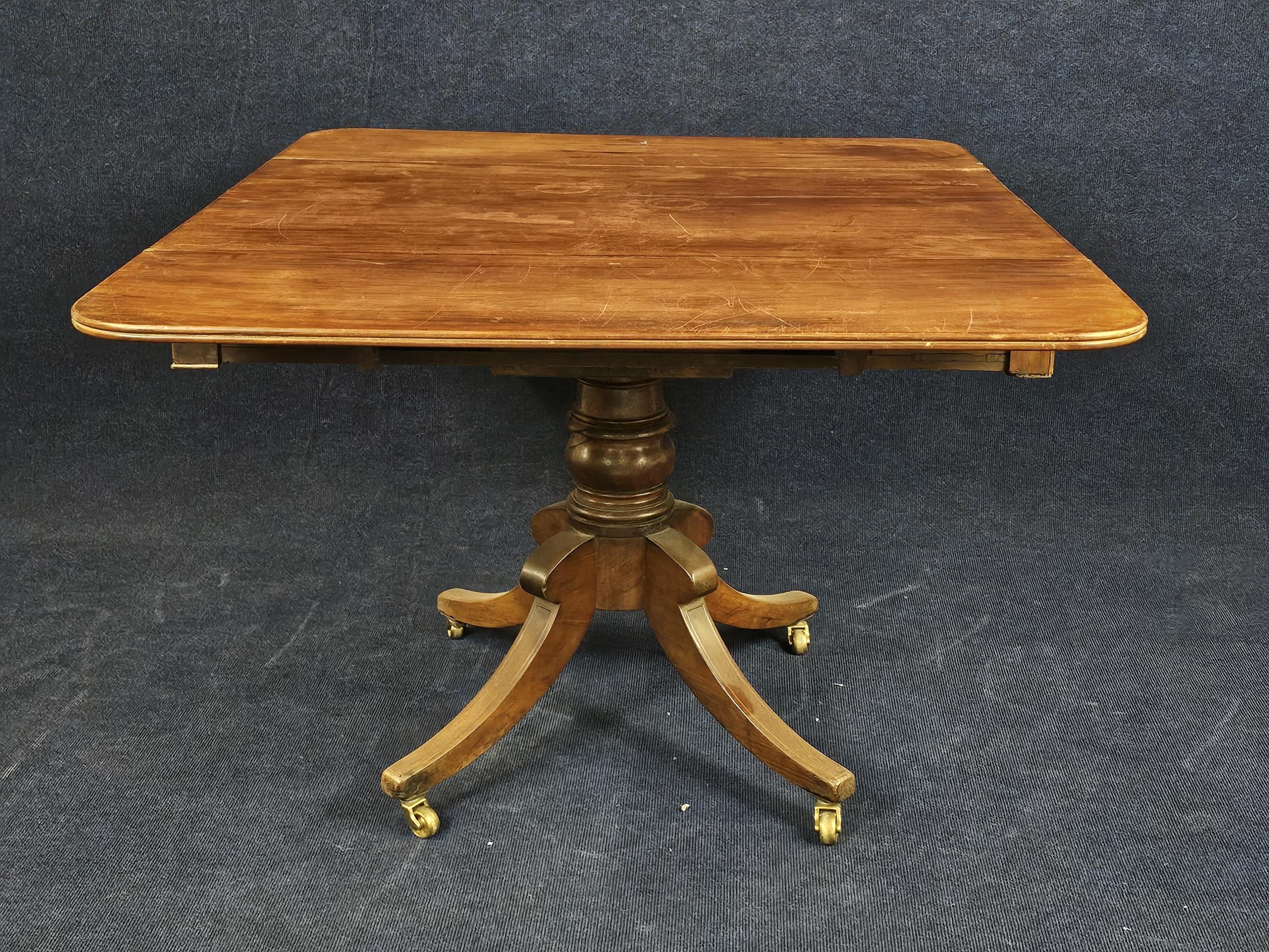 An early 19th century mahogany drop flap Pembroke table. H.72 W.120 D.100cm. - Image 4 of 8