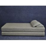 A contemporary John Lewis sofa bed. H.40 W.196 D.75cm.