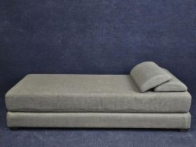 A contemporary John Lewis sofa bed. H.40 W.196 D.75cm.