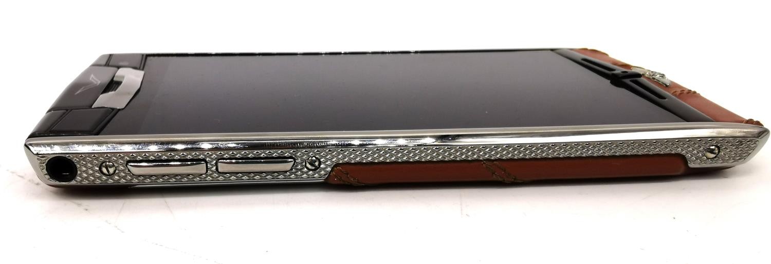 A boxed Vertu Signature touch Bentley mobile phone. The Vertu for Bentley is made from lightweight - Image 7 of 12