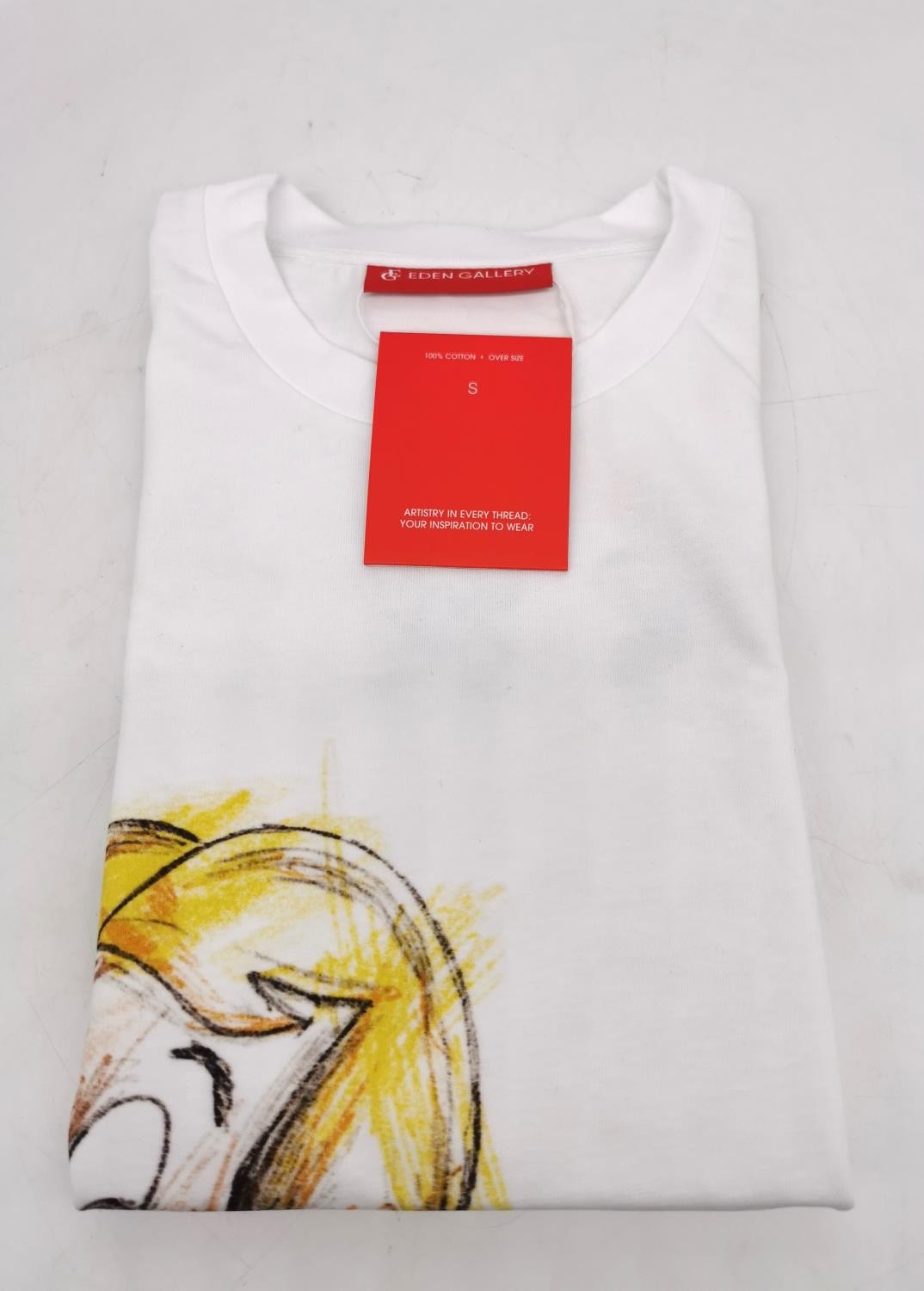 An 'Eden Gallery' Sold as Seen exhibition T-shirt by Alec Monopoly, Size small. With labels. - Image 9 of 10