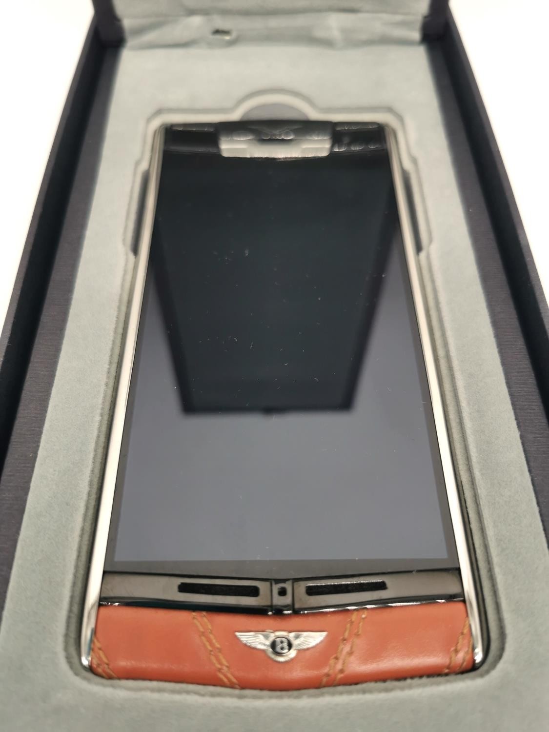 A boxed Vertu Signature touch Bentley mobile phone. The Vertu for Bentley is made from lightweight - Image 3 of 12
