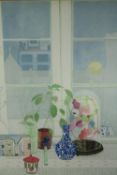 Jane Tippett (B.1949), a framed limited edition lithograph, still life, signed and numbered. H.30