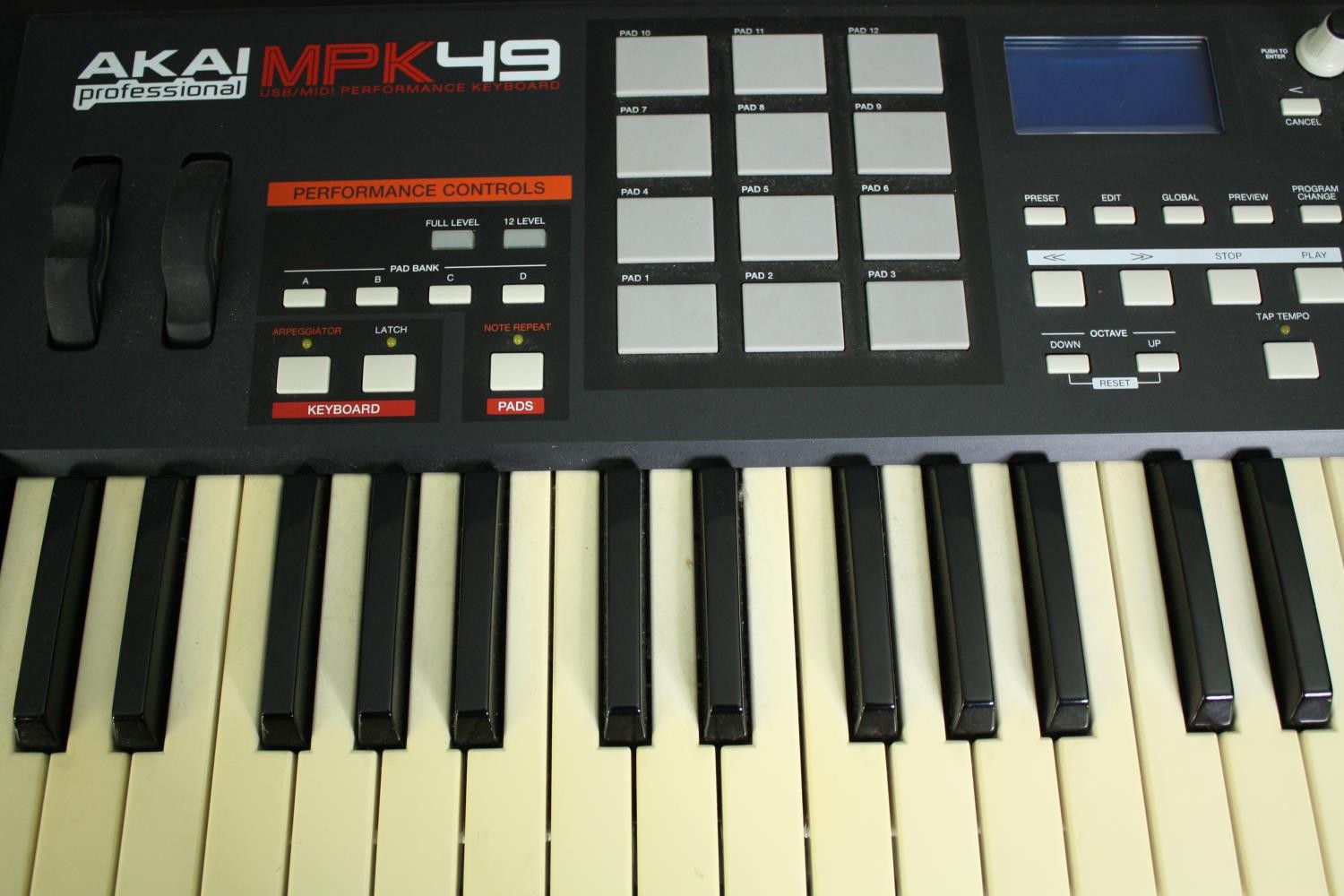 An Akai MPK49 midi keyboard. H.9 W.73 D.30cm. - Image 5 of 8