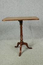 Occasional or lamp table, 19th century mahogany. H.71 W.66 D.43cm.