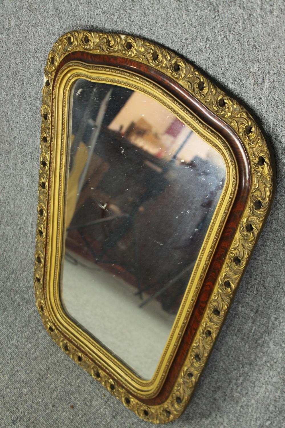 Two vintage wall mirrors. Dia.65cm. - Image 9 of 11