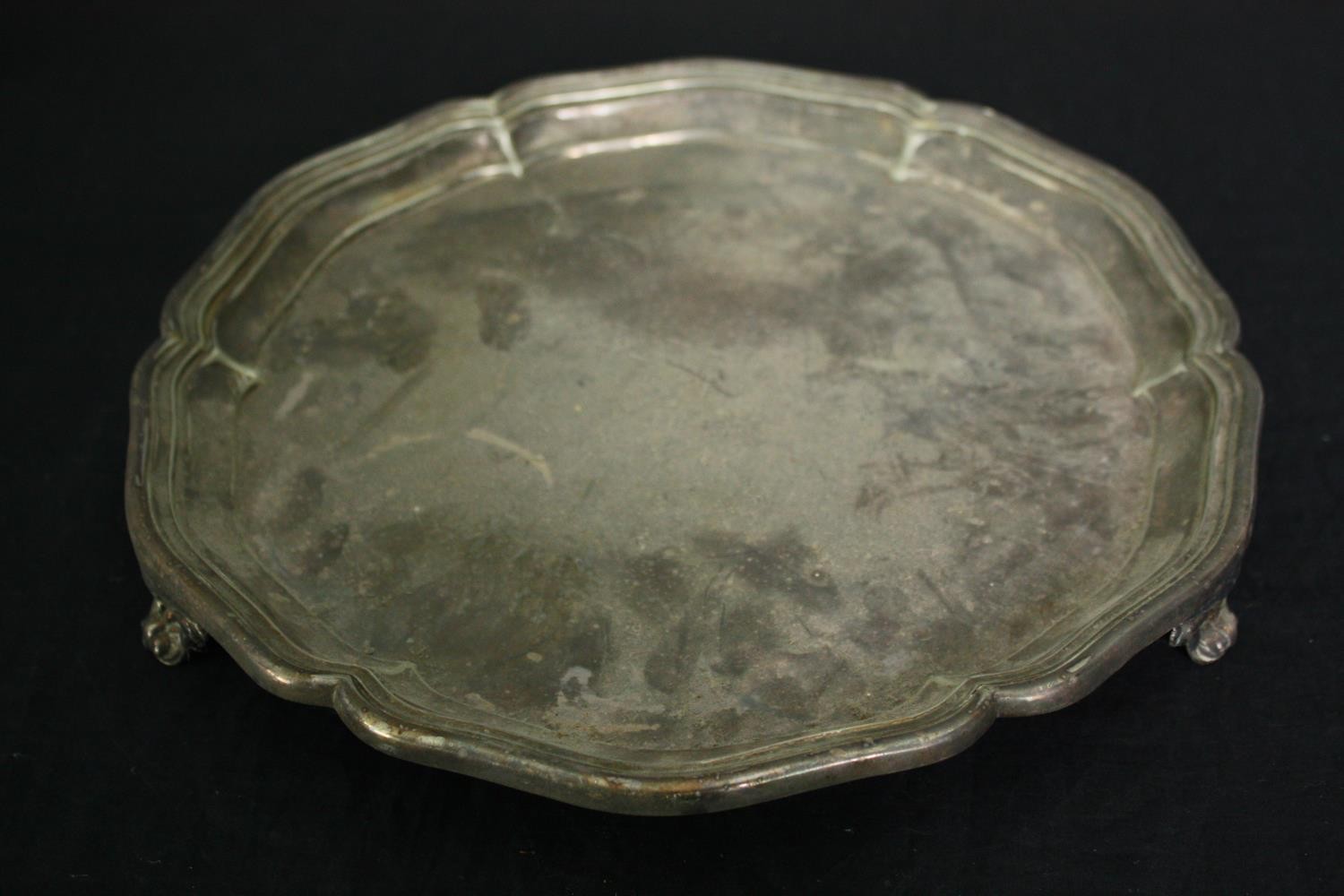 A collection of silver plate. Dia.31cm. (largest) - Image 2 of 6