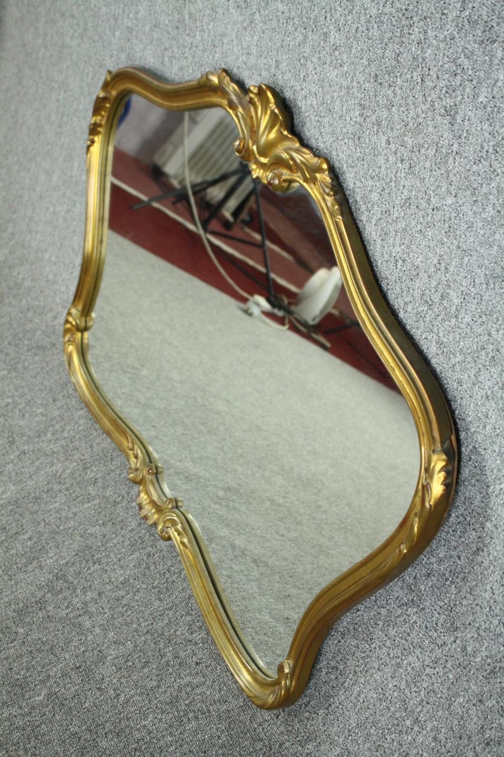 Wall mirror, contemporary in Rococo style frame. H.79 W.100cm. - Image 3 of 4