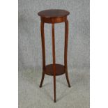 Jardiniere stand, late 19th century mahogany. H.95cm.