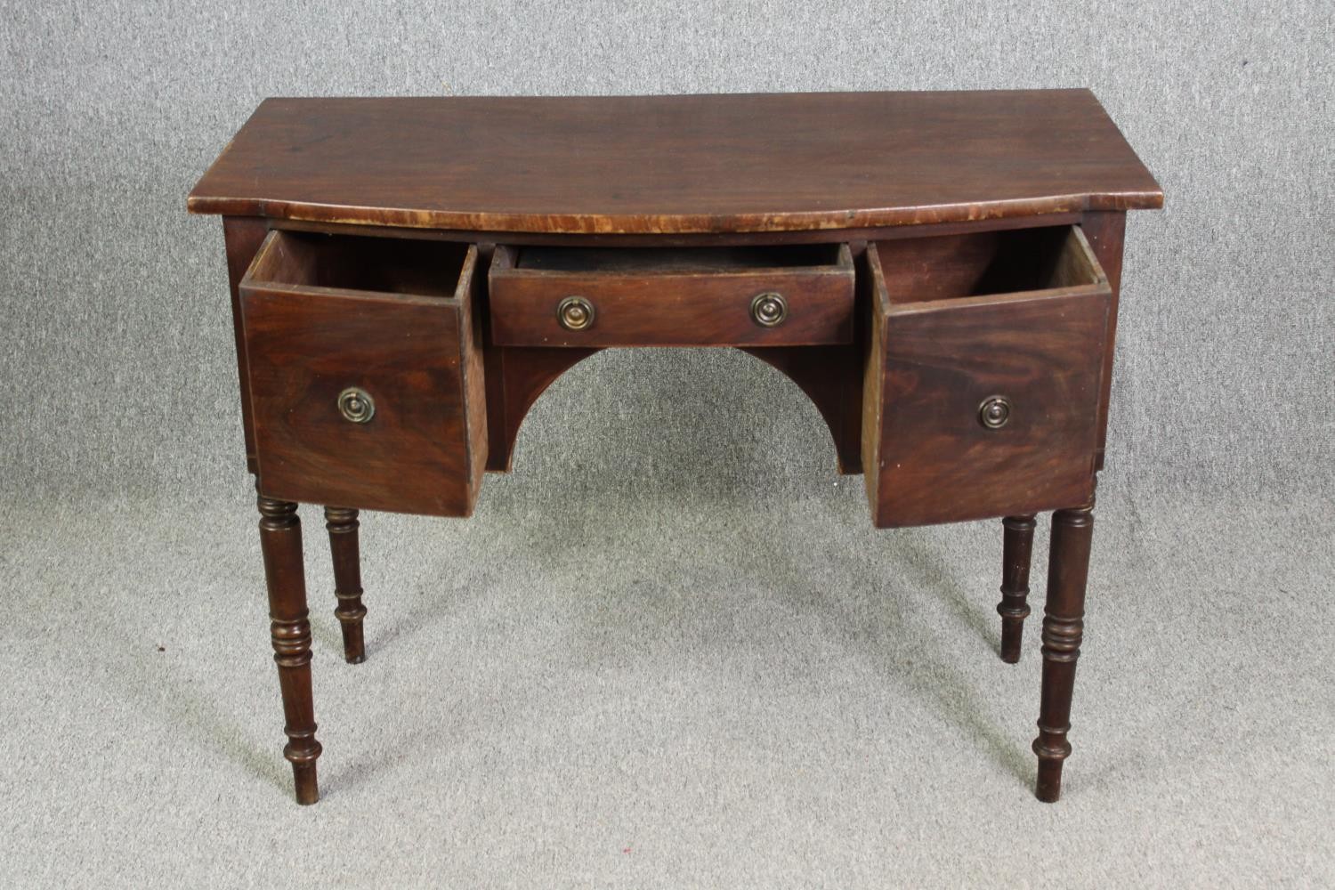 Sideboard, Georgian mahogany, small size. H.107 W.82 D.50cm. - Image 4 of 6