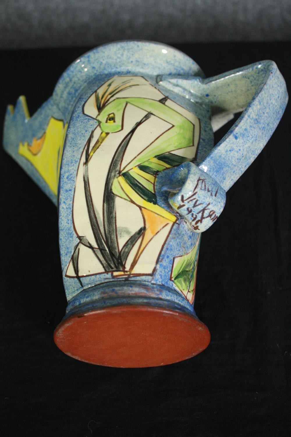 An art pottery jug, signed and dated. H.24cm. - Image 6 of 7