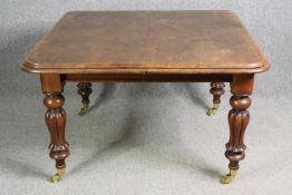 Dining table, William IV mahogany, extends with an extra leaf. H.75 W.177(ext) D.117cm.
