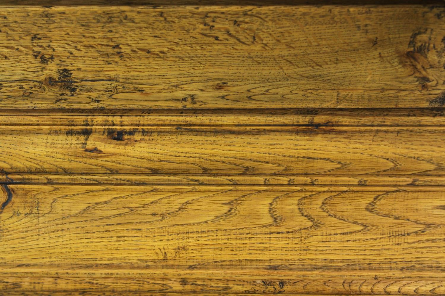 An oak dresser, 20th century, H.210 W.104 D.41cm. - Image 8 of 8