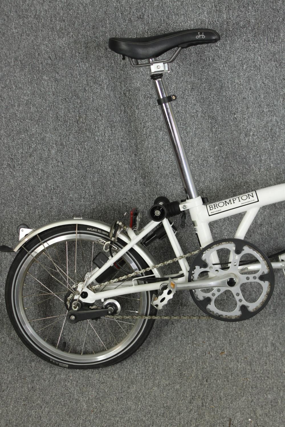 A Brompton folding bike, H.107 L.150cm. - Image 3 of 9