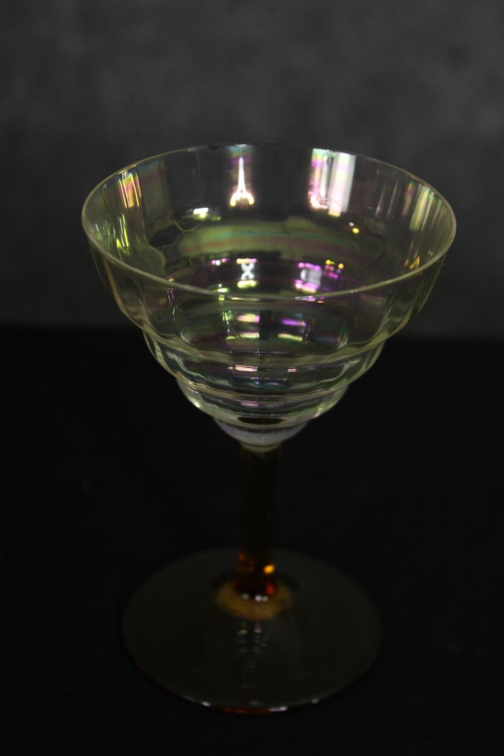 A quantity of vintage drinking glasses, H.17cm. (largest). - Image 3 of 9