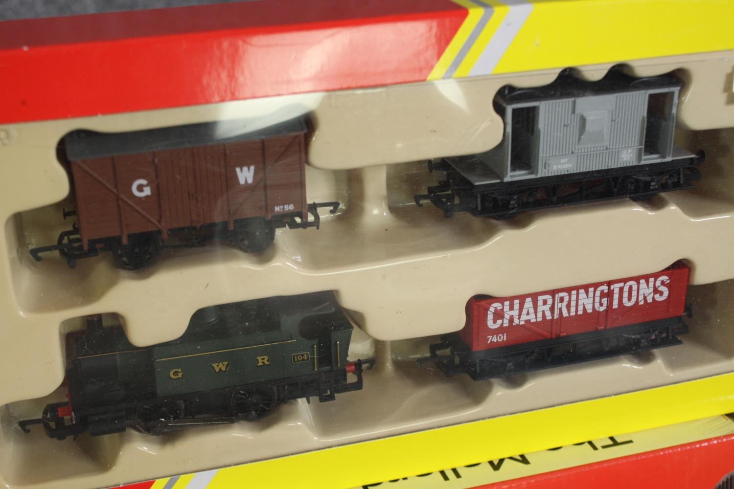 A collection of boxed Hornby and Bachmann train sets and rolling stock items. H.30 W.80 D.8cm. (box) - Image 9 of 26
