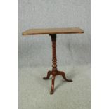 Occasional or lamp table, 19th century mahogany. H.71 W.66 D.43cm.