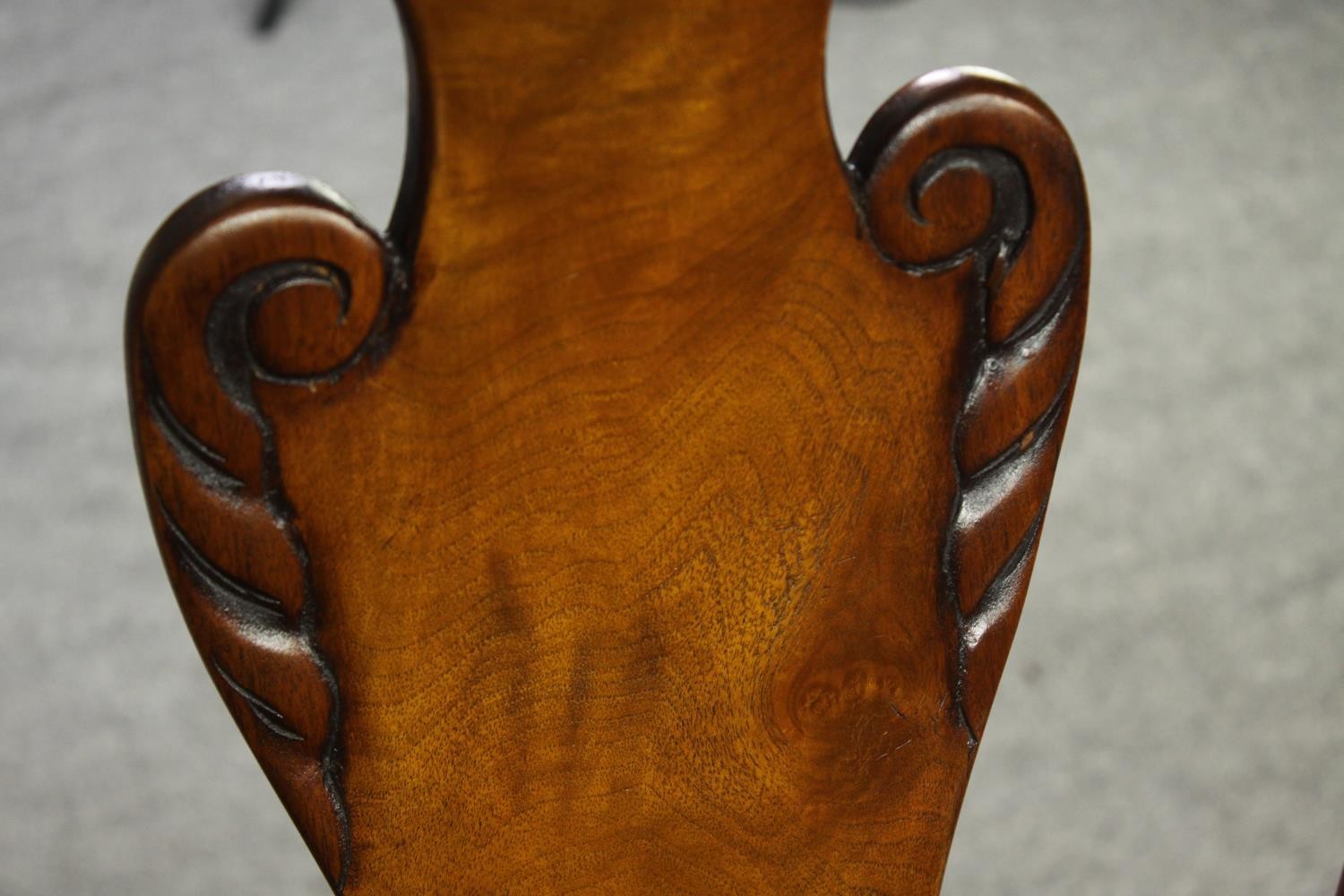 A set of ten George II style walnut and upholstered dining chairs, including two carvers - Image 14 of 15