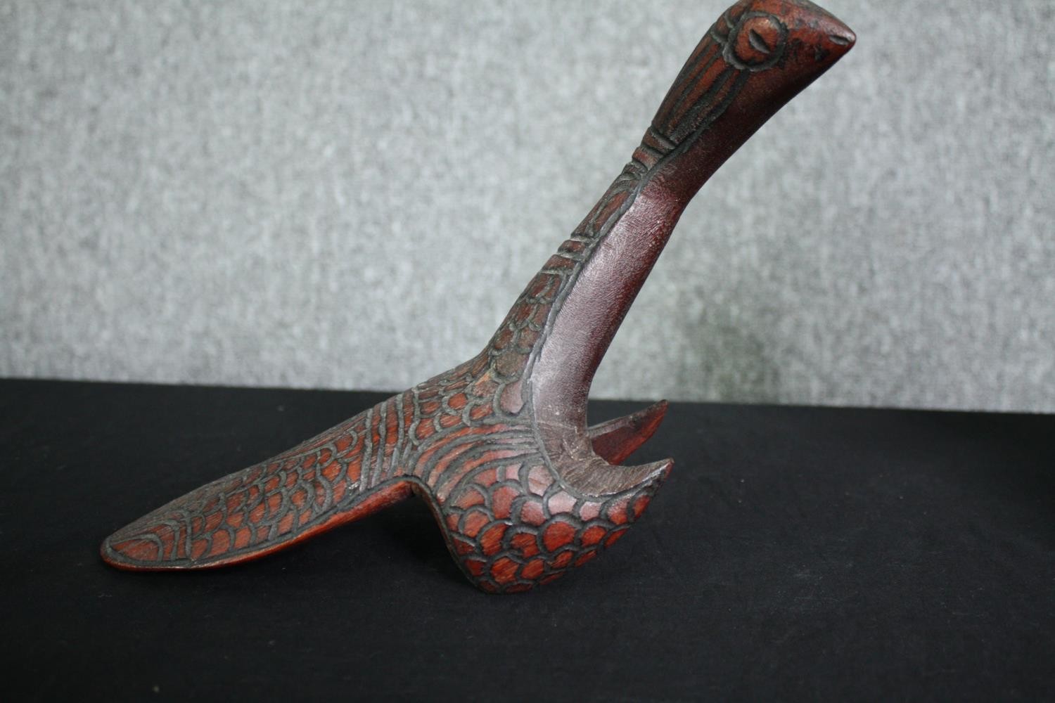 A collection of four carved hardwood animal figures. L.26cm. (largest). - Image 3 of 11