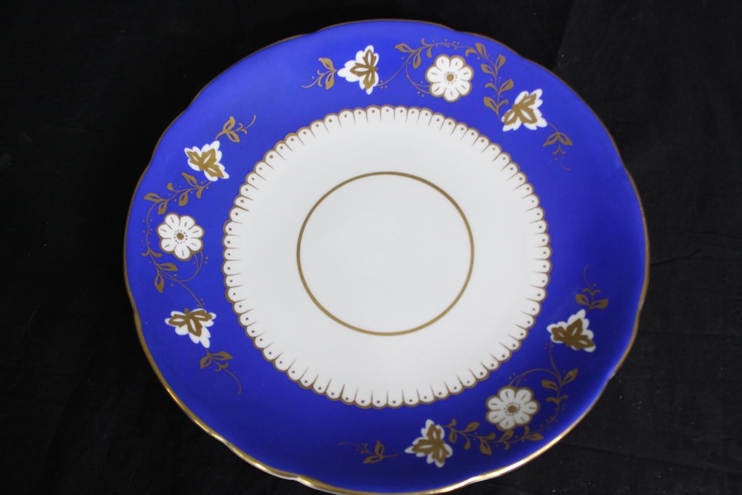 A Hawkins, mid 20th century porcelain part tea service. Dia.23cm. (largest). - Image 3 of 6