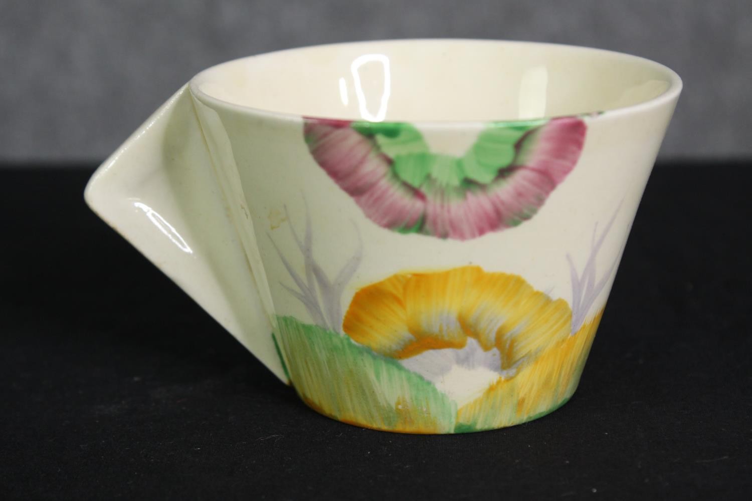 Four small items of Clarice Cliff Viscaria pattern. H.6cm. (largest). - Image 2 of 8
