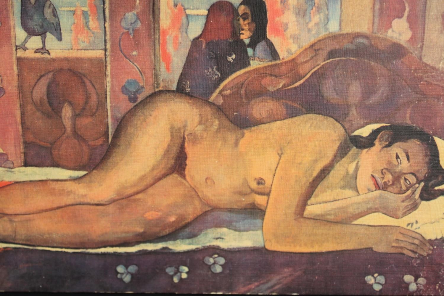 After Gauguin, two prints of board. H.30 W.60cm. (largest). - Image 3 of 5