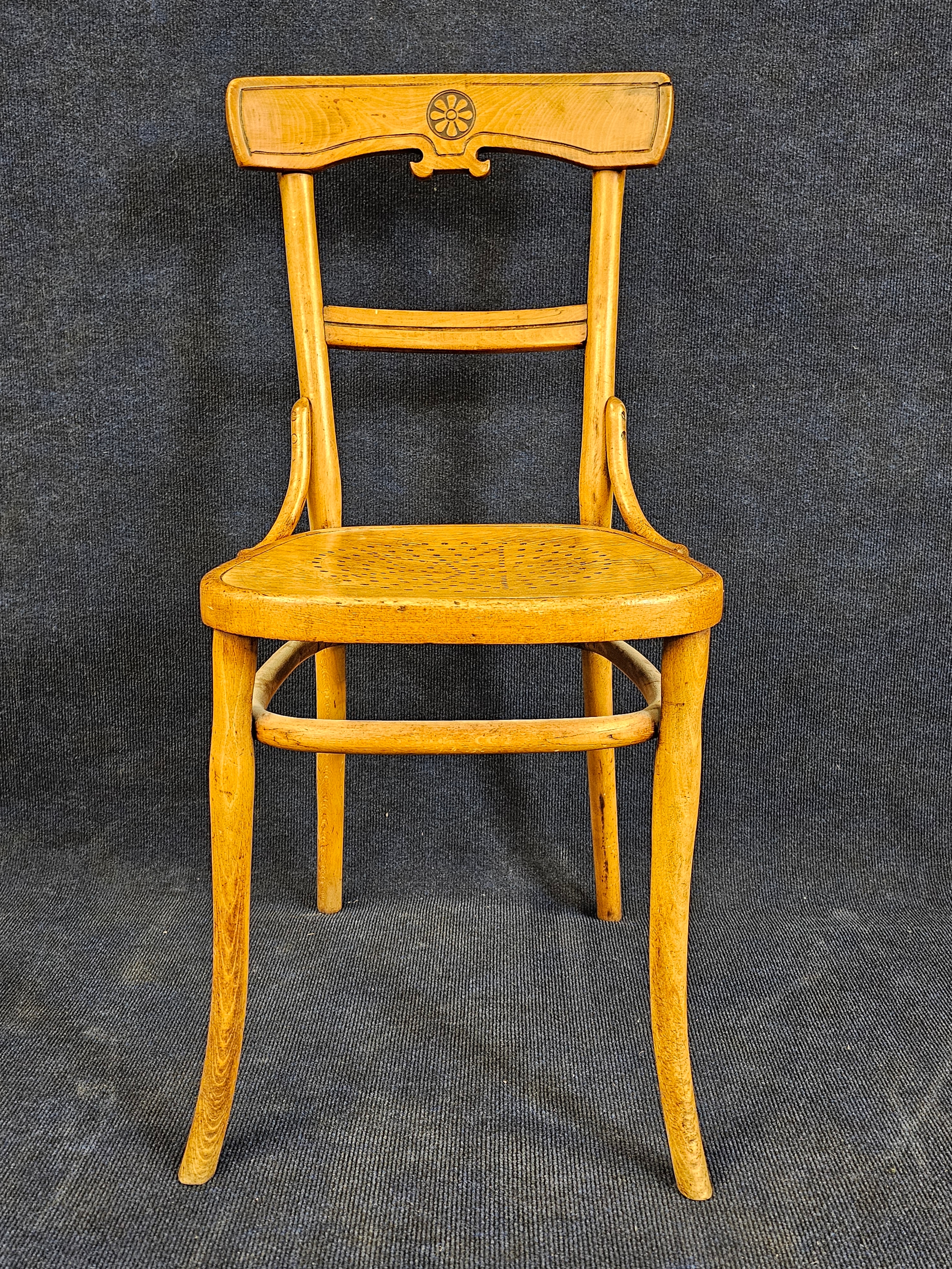 A 1920's bentwood chair