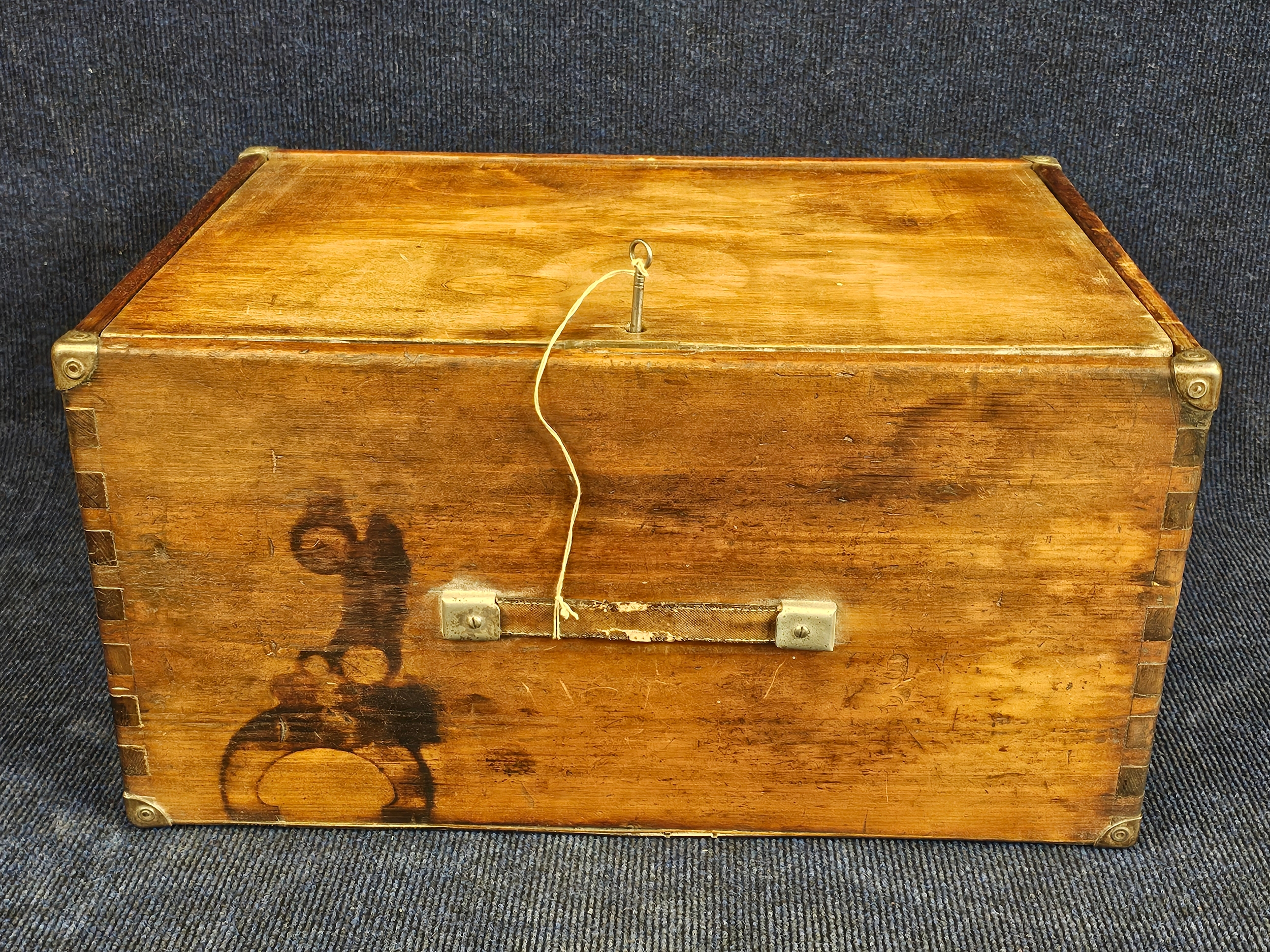 A Neslein style Engineers Tool Chest with key. H.36 W.51 D.26cm. - Image 2 of 10