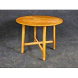 An oak Sutherland table. H.49 W.60 D.50cm.