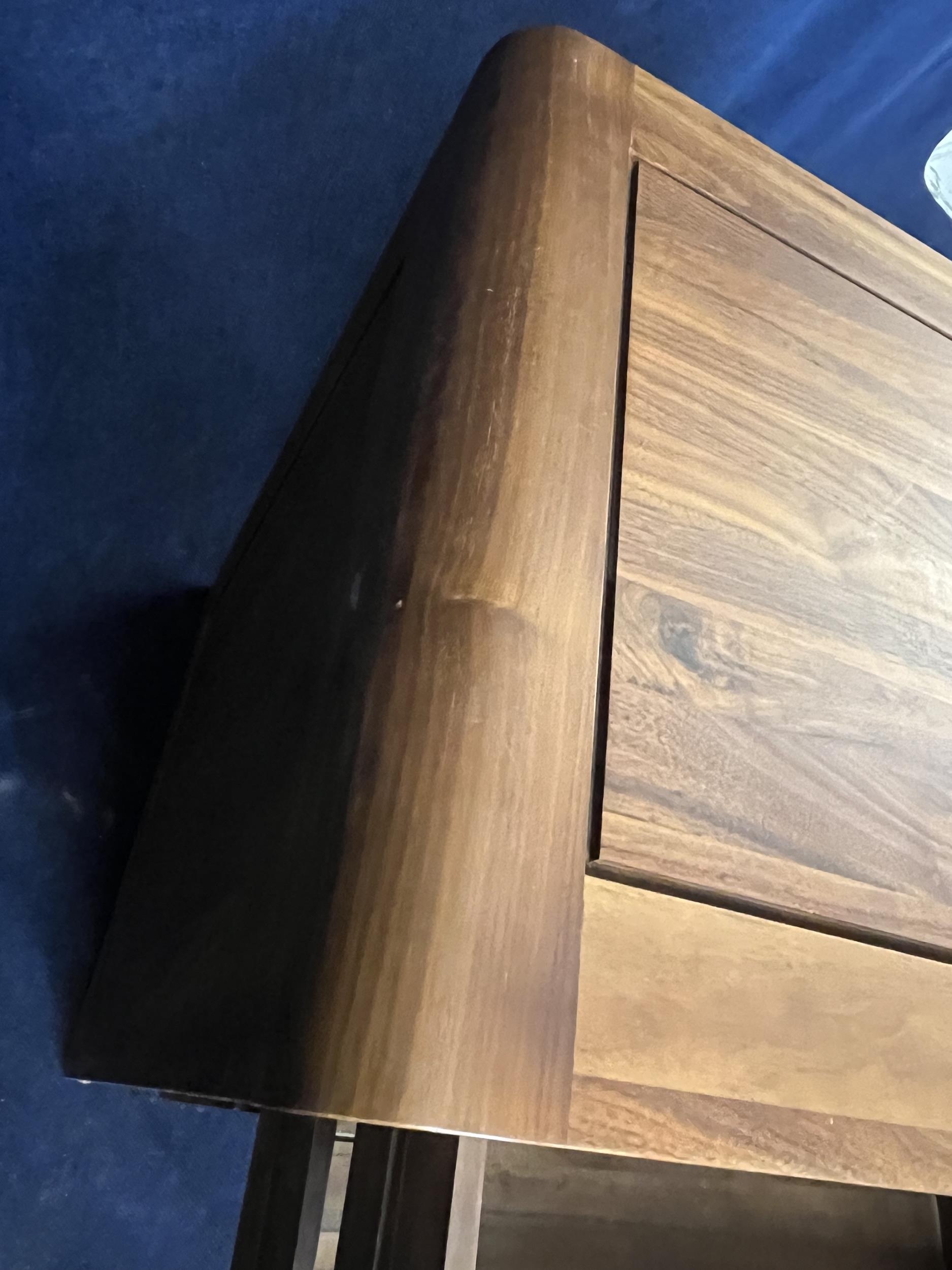 A modern hardwood pedestal desk. H.80 W.170 D.55.cm - Image 6 of 6