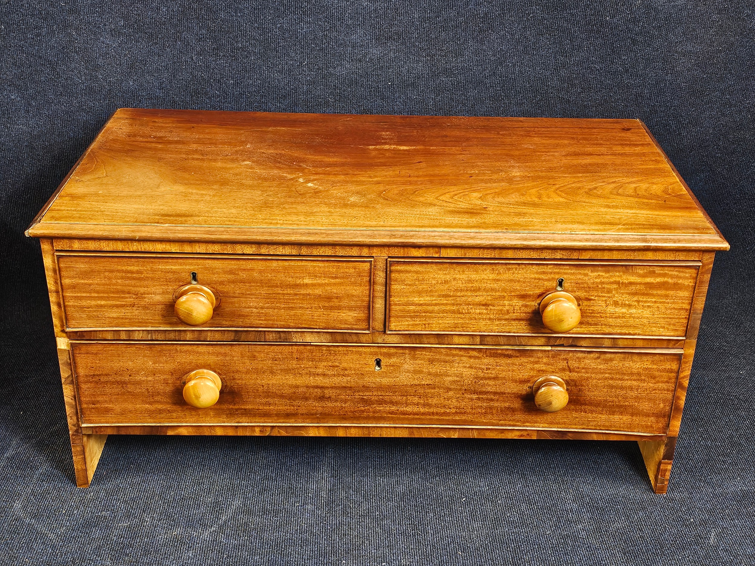A Victorian mahogany chest, in two sections, possibly used for campaigns. H.95 W.99 D.55cm. - Image 10 of 10