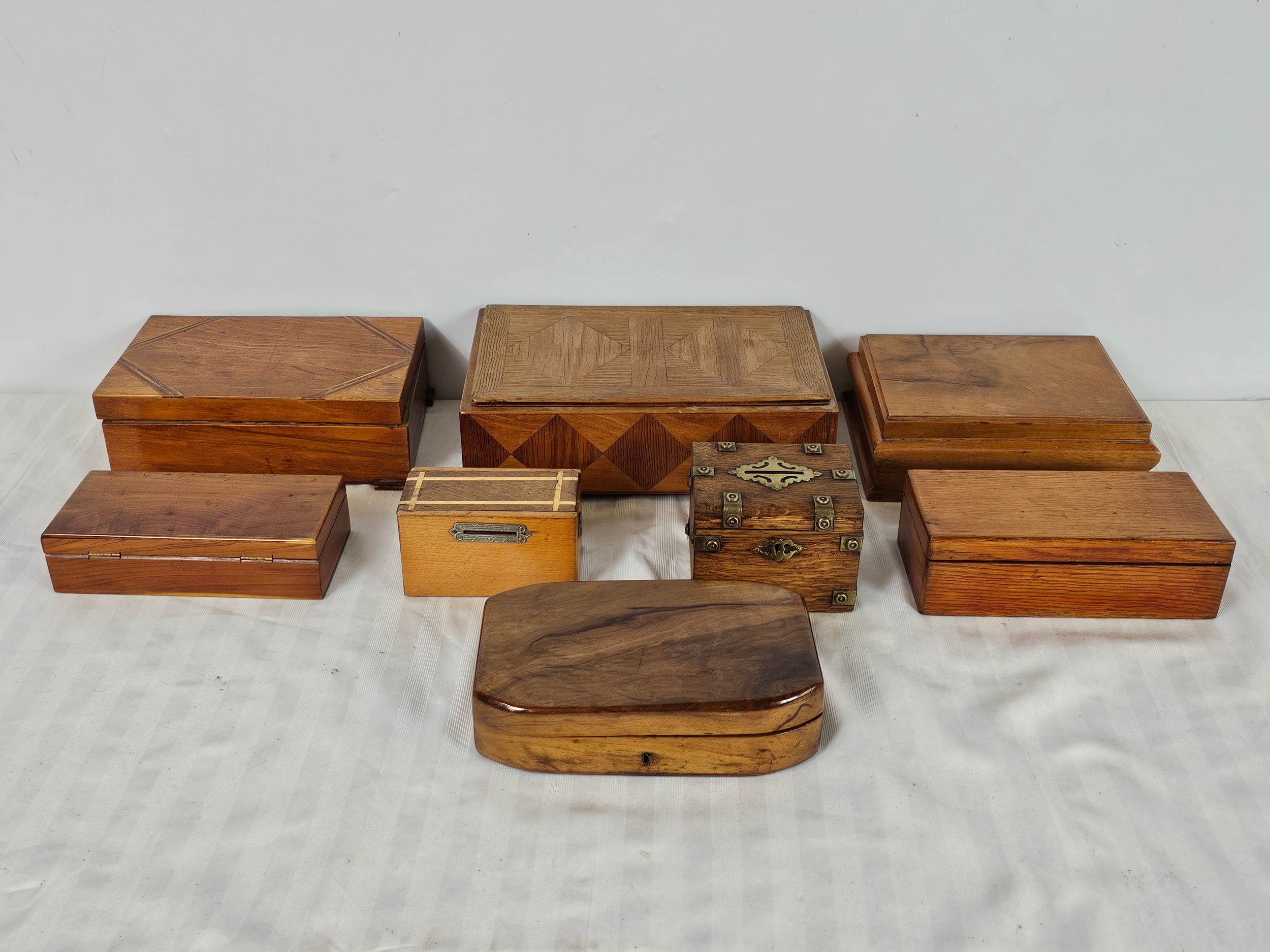 Various wooden boxes late 19th/early 20th century - Image 2 of 3