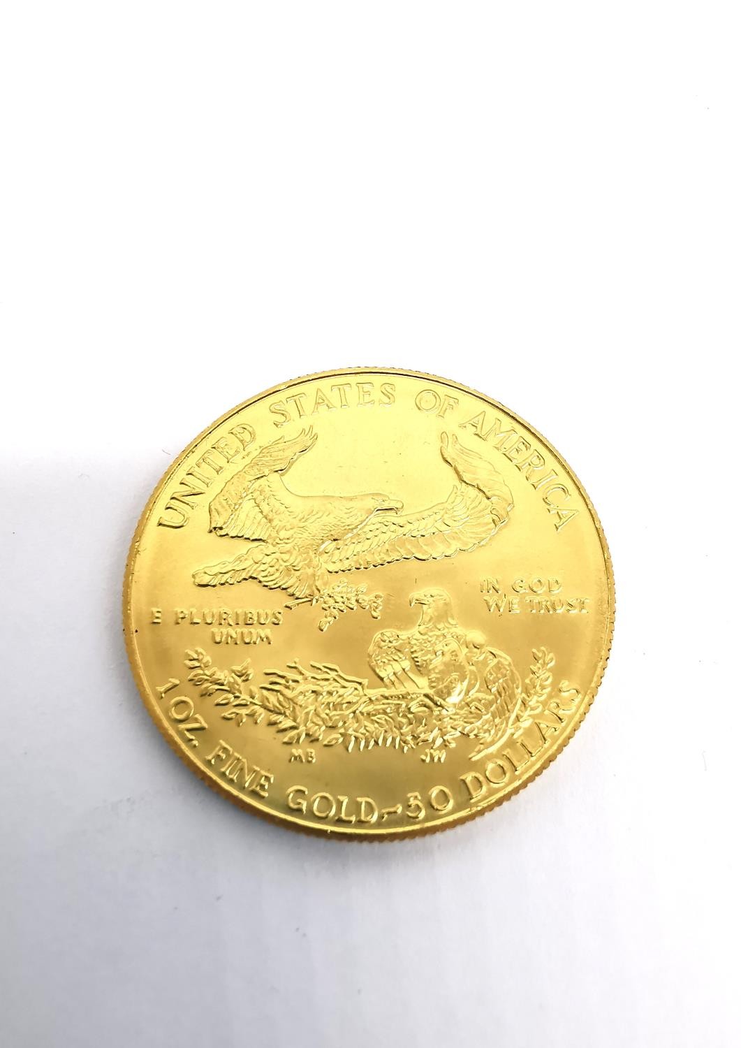 United States of America 50 Dollar Liberty - Eagle Gold Coin, date 1987, mint condition, weight 34. - Image 5 of 8