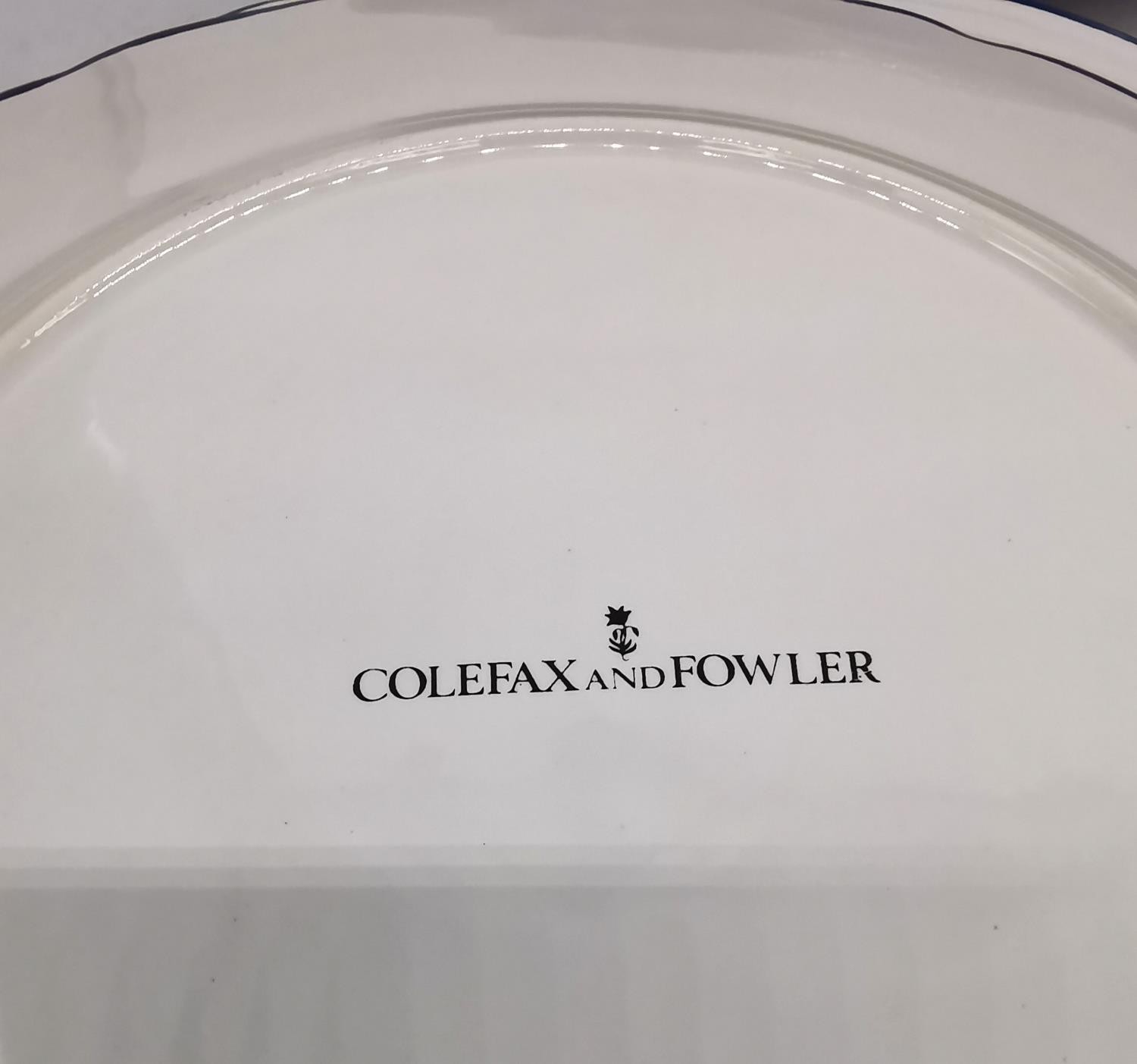 A set of ten dinner plates by 'Colefax and Fowler' with fruit design. (3 x raspberry, 3 x - Image 7 of 7